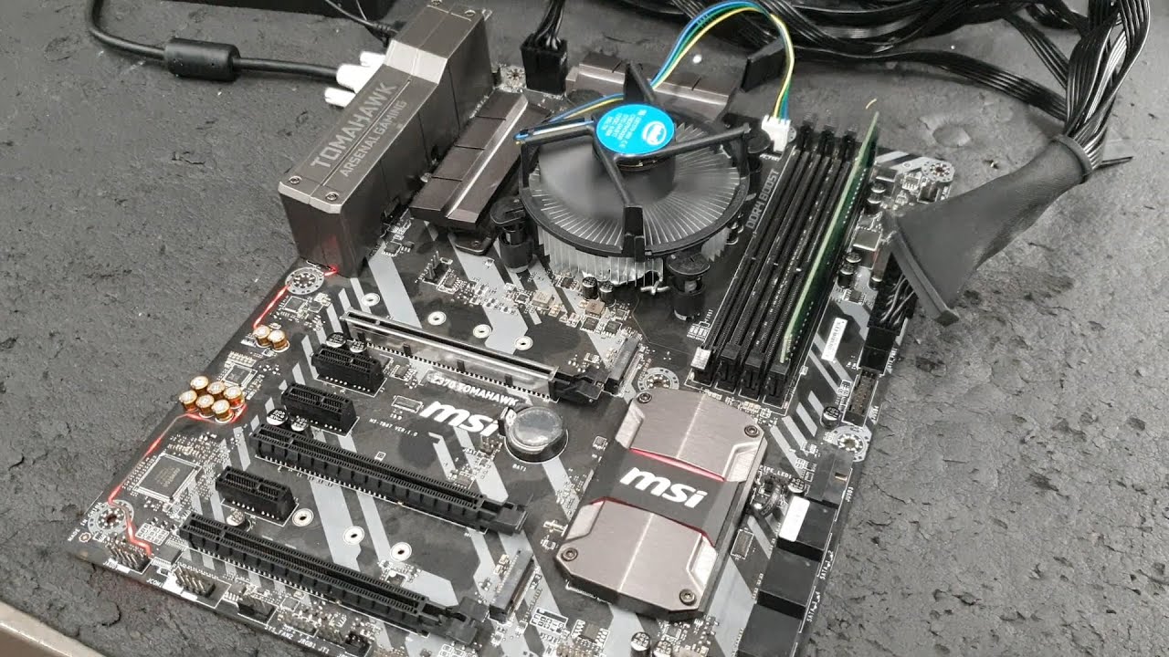 Naprawa płyty głównej - MSI Z370 TOMAHAWK