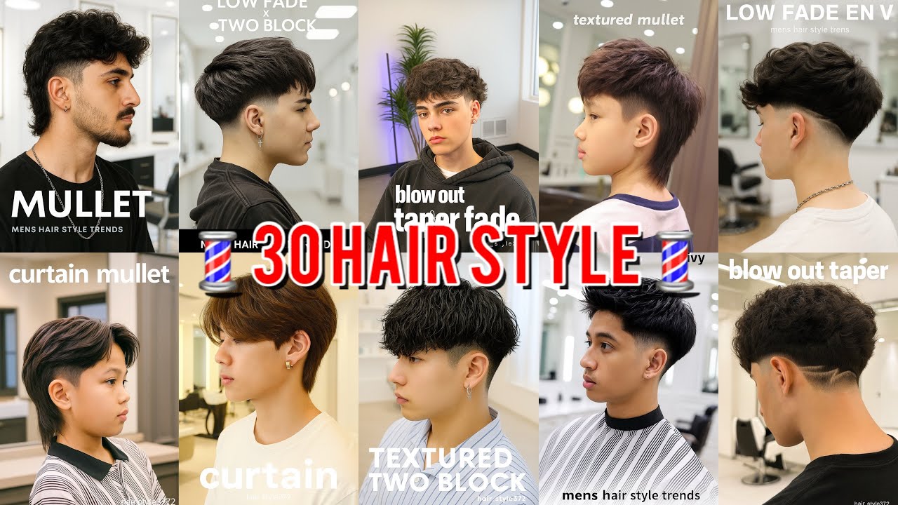 30 вдохновляющих причесок для мужчин 2025 года‼️💈