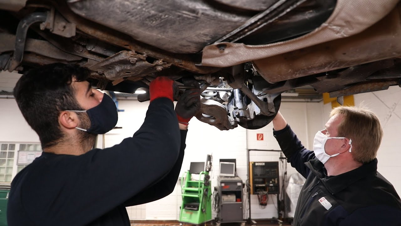 Die Ausbildung in der Caritas Kfz-Werkstatt in Ingolstadt