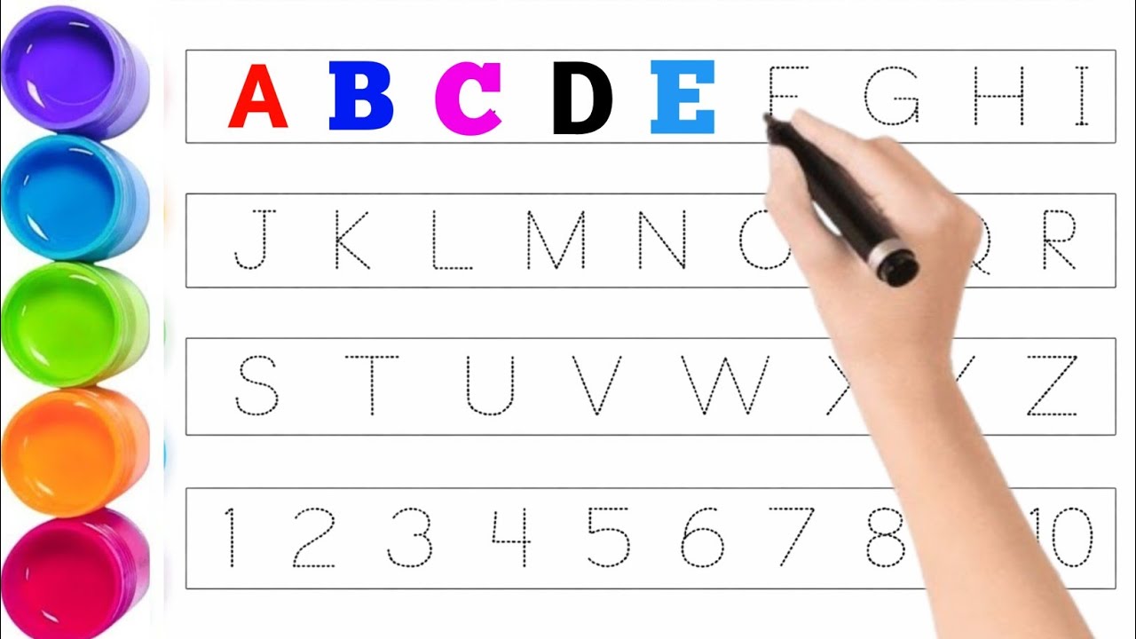 A to Z Alphabet & 1 to 10 Counting for Kids | ABCD and Numbers Learning Video