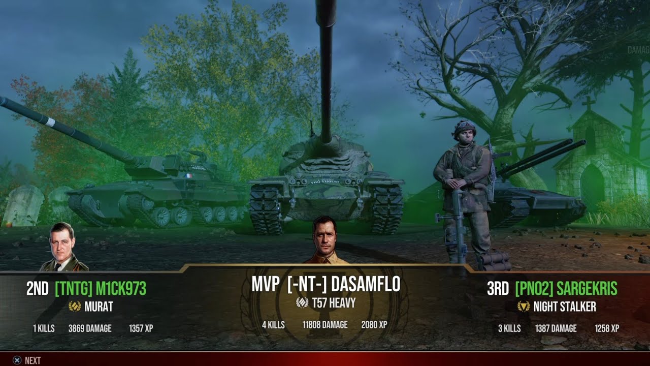 11.8k dmg with T57 Heavy | World of Tanks console