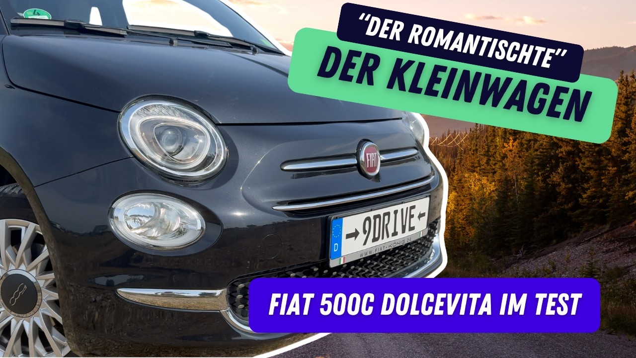 Das wohl romantischste Cabrio der Welt! 😍💐 | Fiat 500 Dolcevita im Kurzbericht