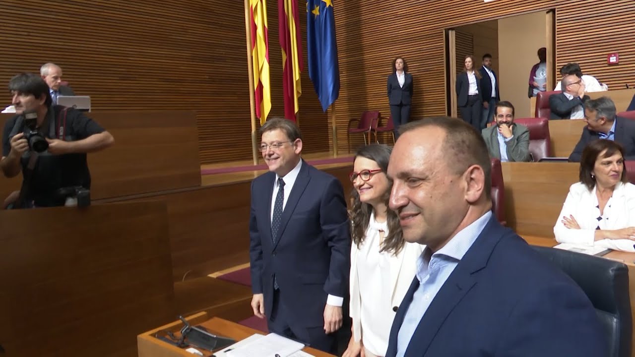 Comienza el pleno de investidura de Ximo Puig