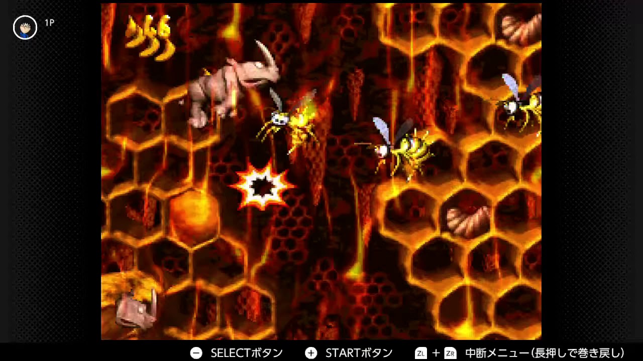 キングBに追いかけられるランビ