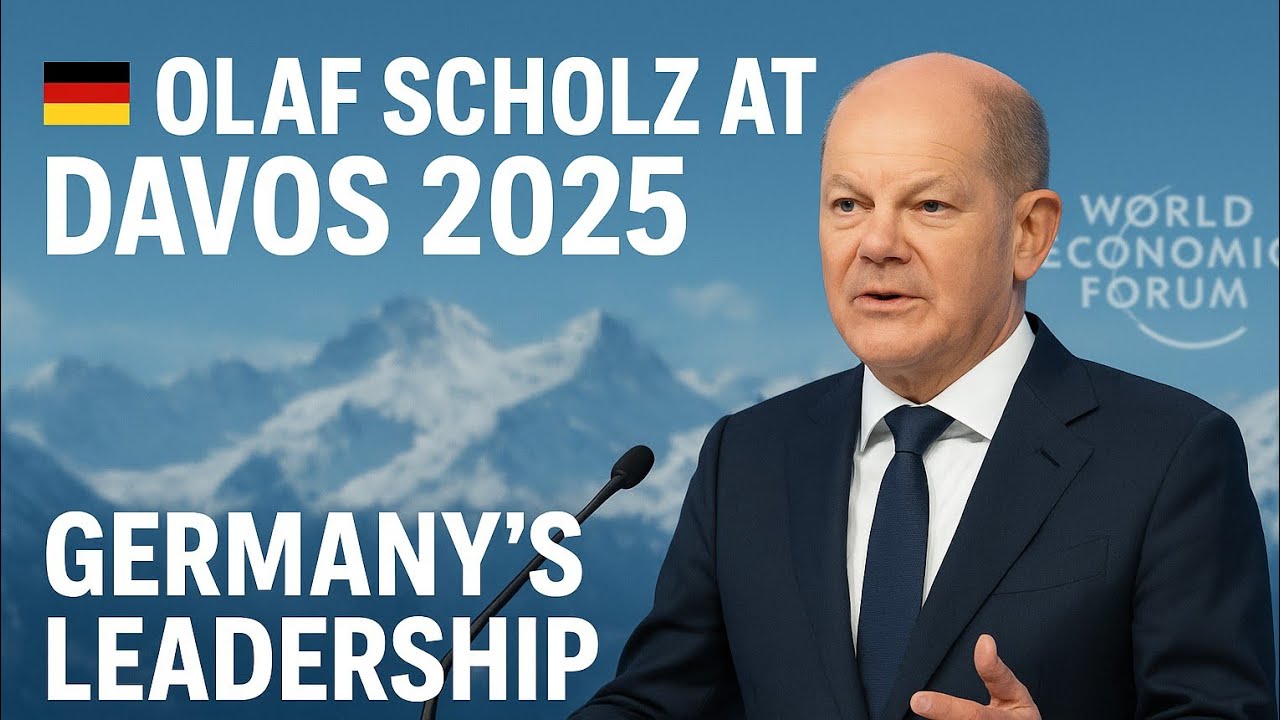 🇩🇪 Olaf Scholz at Davos 2025 &ndash; Germany&rsquo;s Leadership in Europe & Beyond