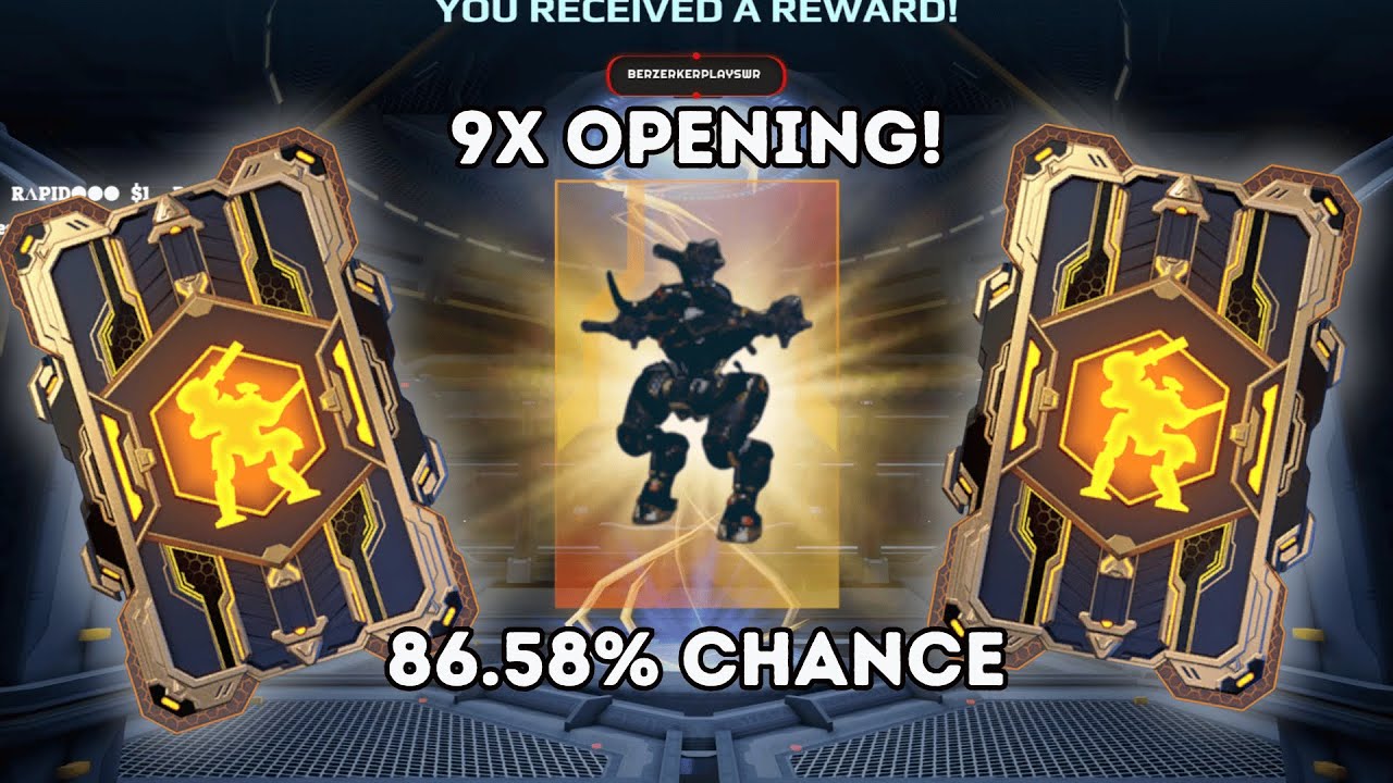 HUGE 9X Ultimate Data Pad Opening in War Robots 