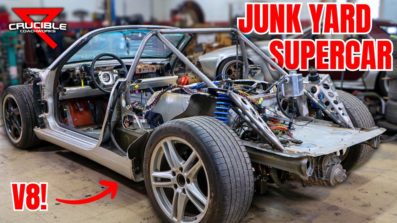 Из свалки в суперкар: система охлаждения V8 готова! — Project Jigsaw