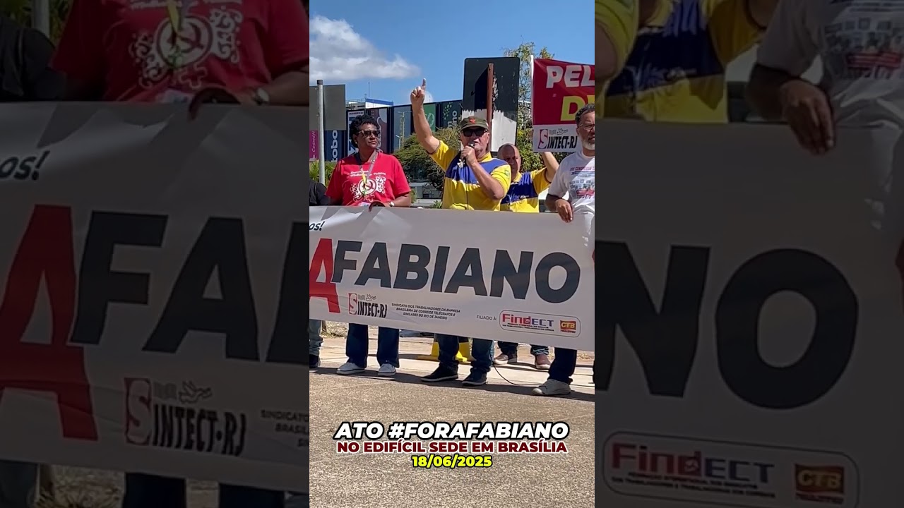 Sindicato denuncia colapso nos Correios em ato no edifício-sede em Brasília