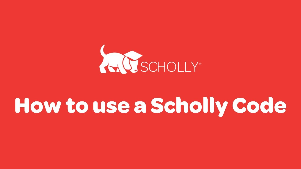 How to use a Scholly Code