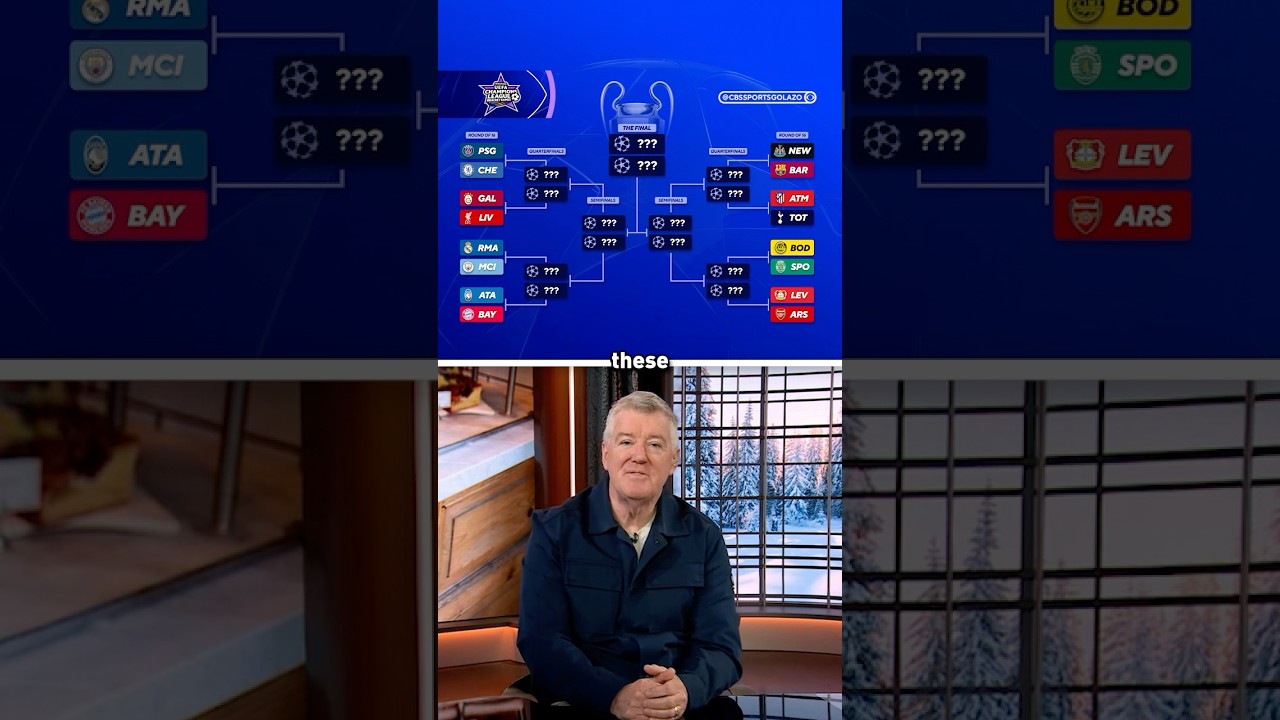 Geoff Shreeves gives us his #UCL bracket prediction ⚽️