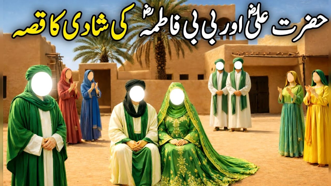 Hazrat Ali aur Bibi Fatima ki Shadi ka Waqia|Hazrat  Fatima ki Shadi