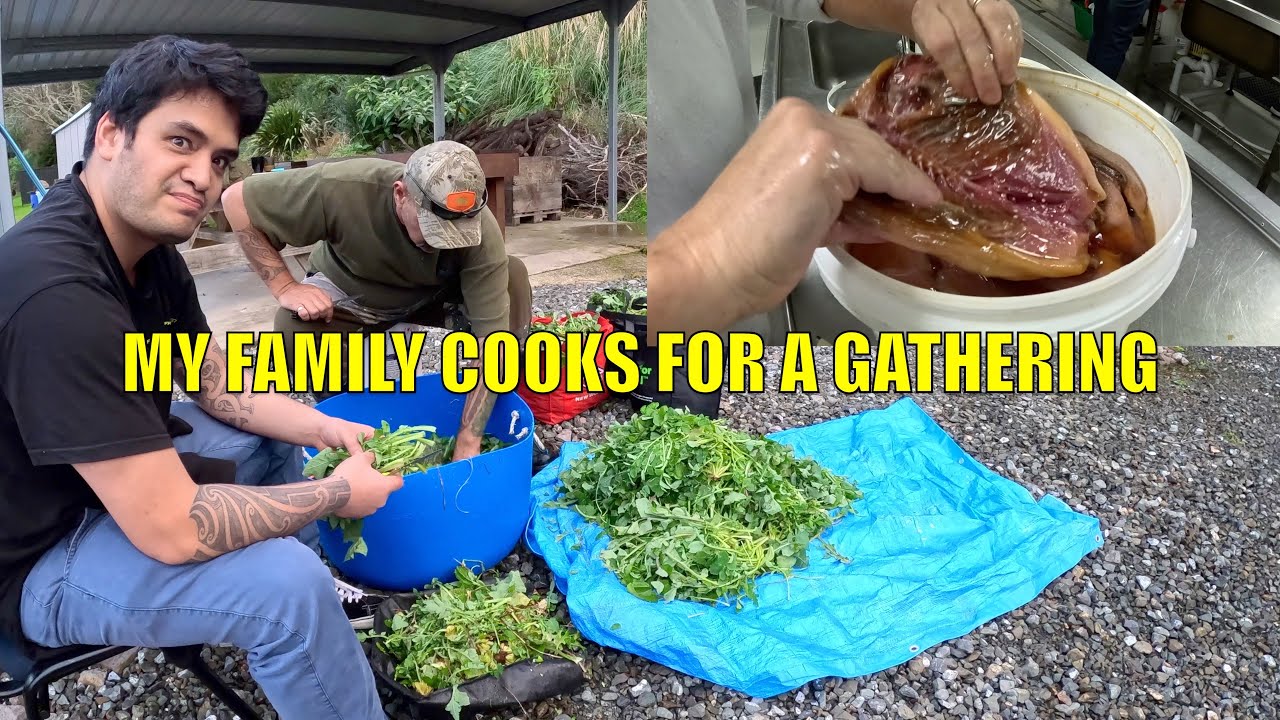 The Best Māori Food - Mutton Bird & Puha - Watercress  - Toroi - Fry Bread 4K