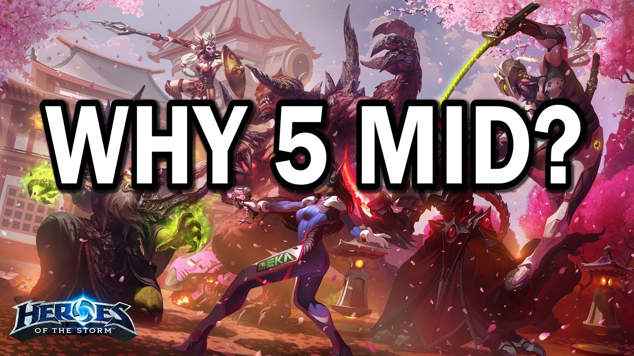 Why 5 Mid At Start? | Ryoma | Heroes of the storm