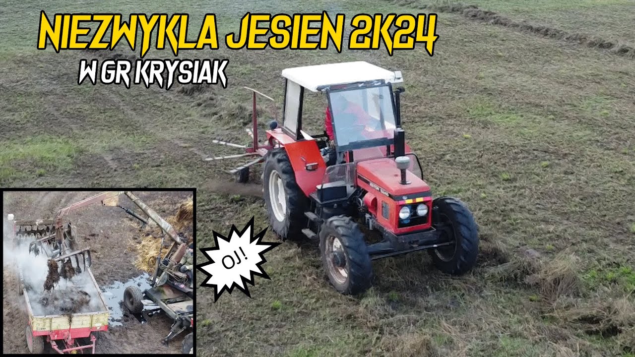 Zetor, ciapek, cyklop i... DYM z obornika💩⁉️Jesień w GR Krysiak bez ograniczeń🔥