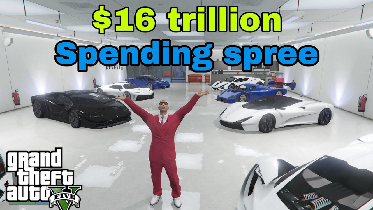 $16 TRILLION Spending Spree In GTA 5 Online…