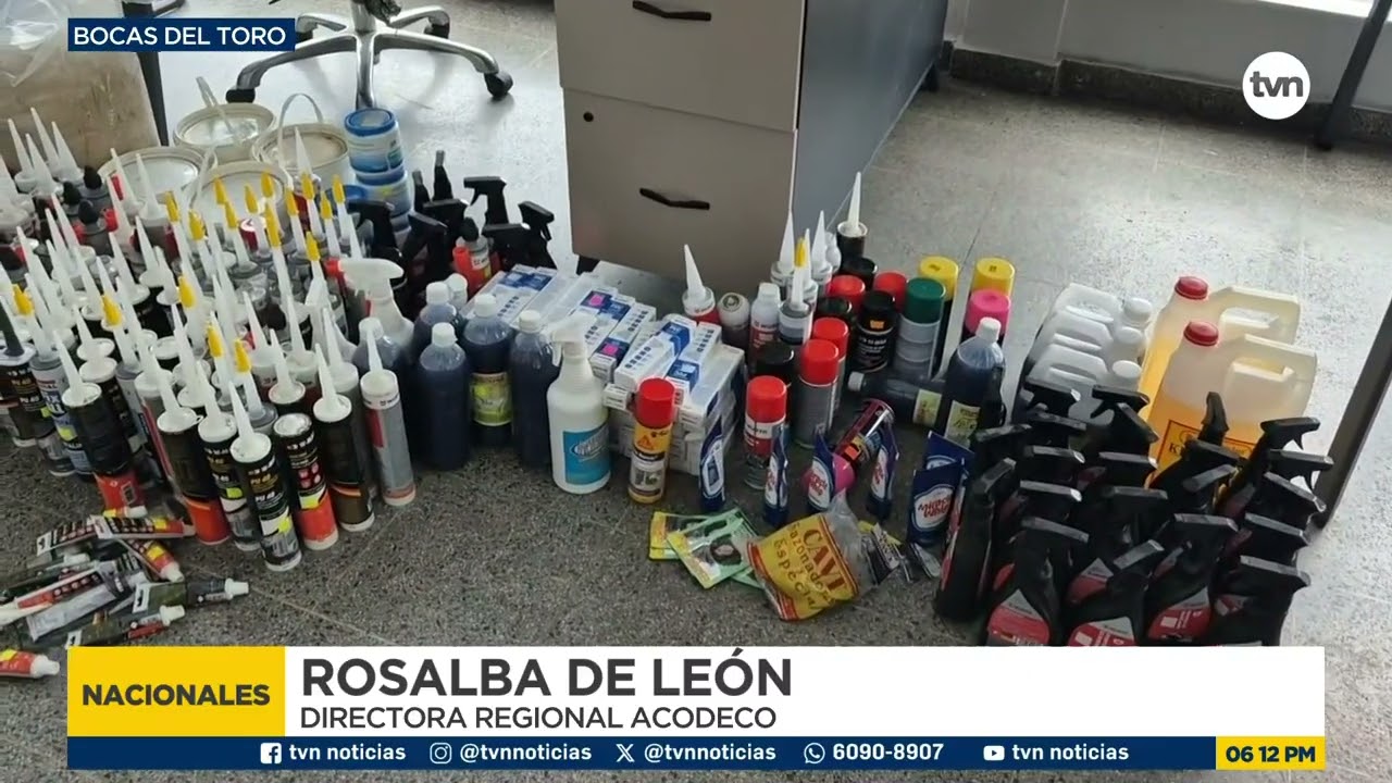 Detectan más de 200 productos irregulares en operativos de la Acodeco en Changuinola