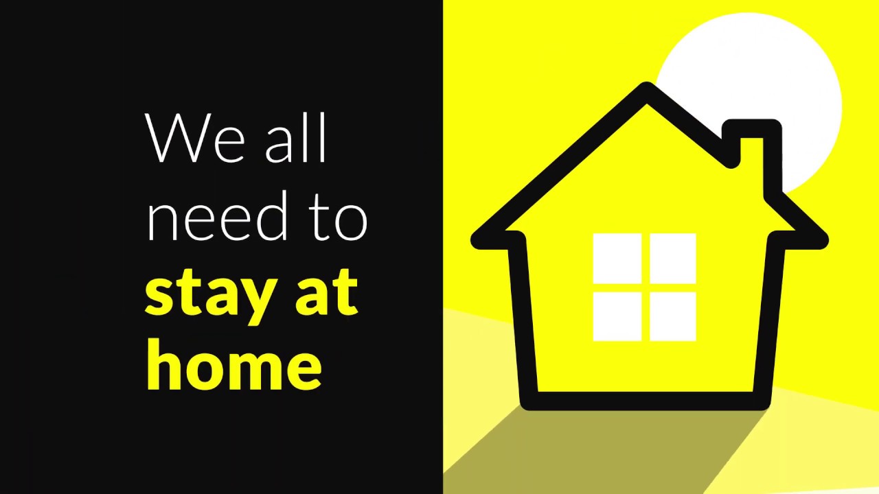 COVID-19 is here and we all need to stay at home.