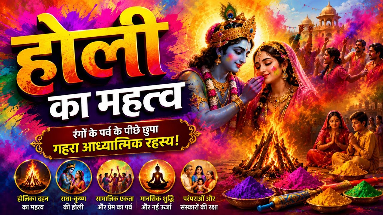 होली का महत्व | Holi Ka Kya Mahatva Hota Hai | Importance Of Holi