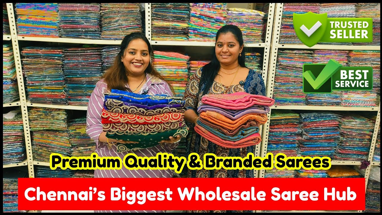 ➡️💥 Chennai's Biggest Wholesale Saree Shop | House Of Sarees Mylapore | Priya just know fashion