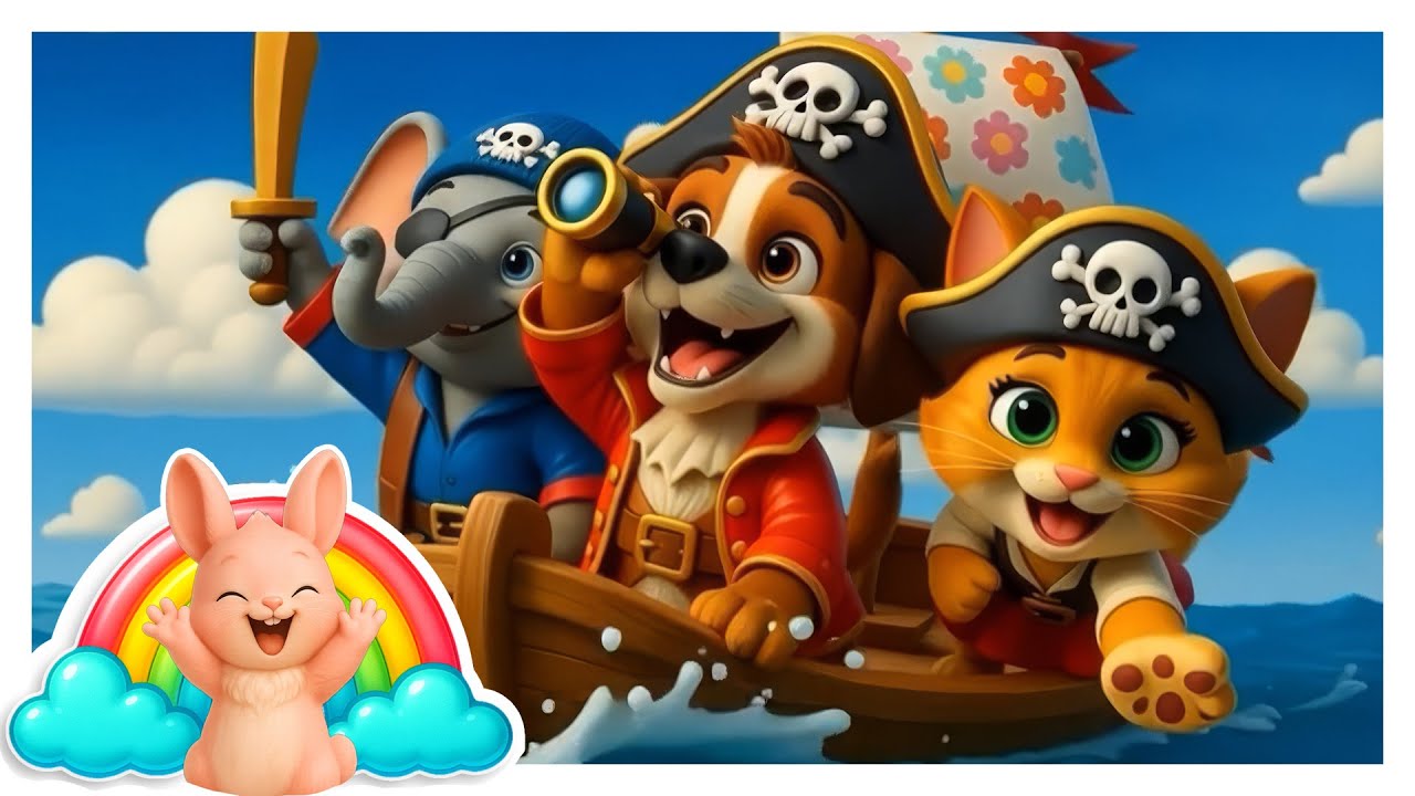Pirates Fun - Song about friendship and imagination for young kids