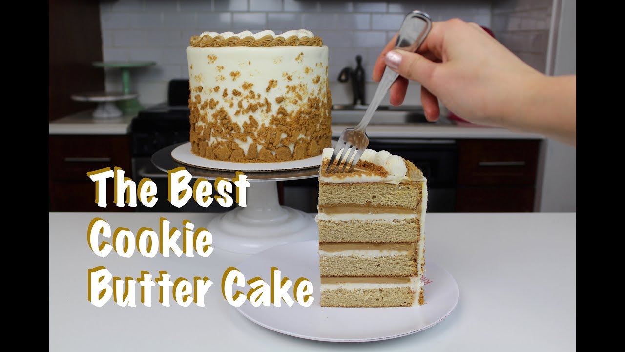 The Best Cookie Butter Cake | CHELSWEETS