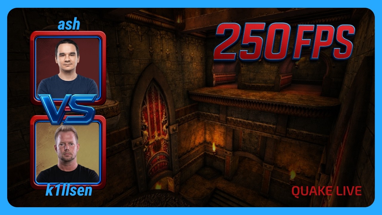 ash vs k1llsen | 250FPS Quake Season 4 | Finals