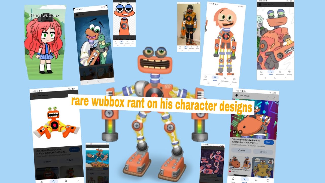 Rare wubbox rants on his character designs