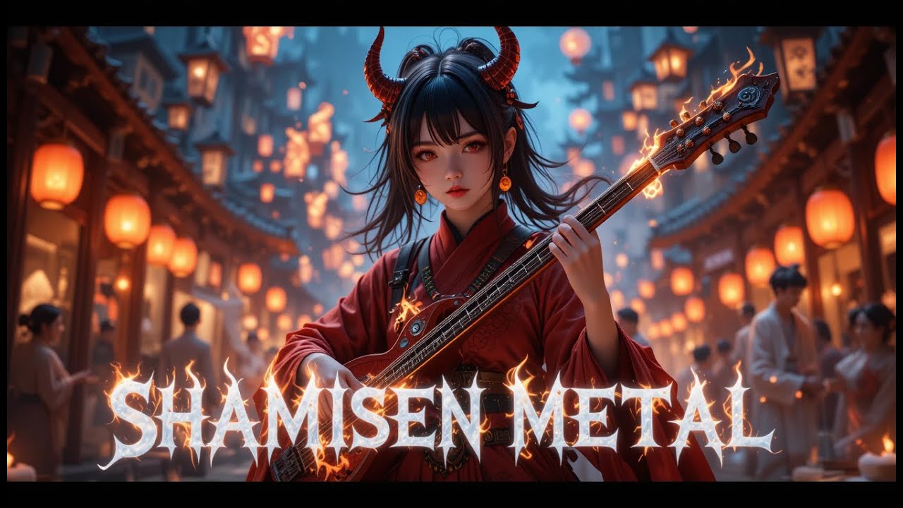 Japanese Shamisen METAL Energy – Japanese Shamisen METAL BGM for Sleep, Work, and Gaming【和風BGM】