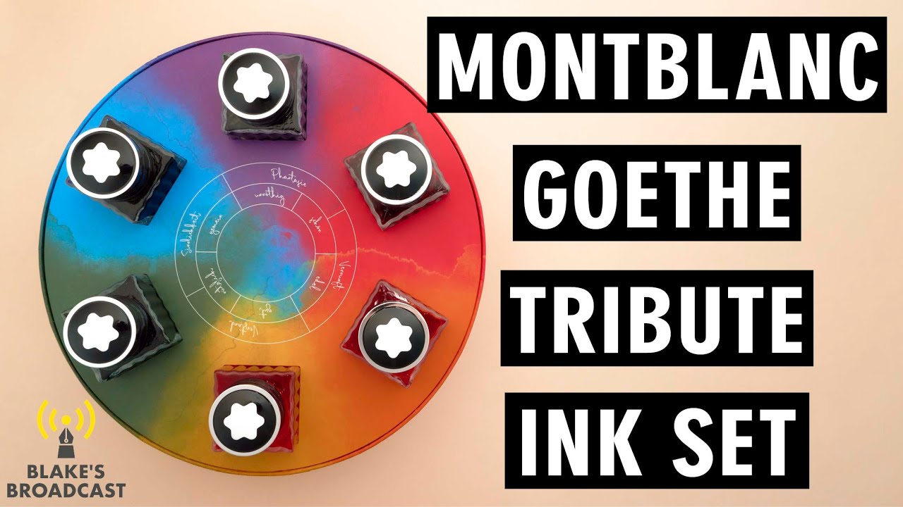 Montblanc Homage to Johann Wolfgang von Goethe Fountain Pen Ink Set