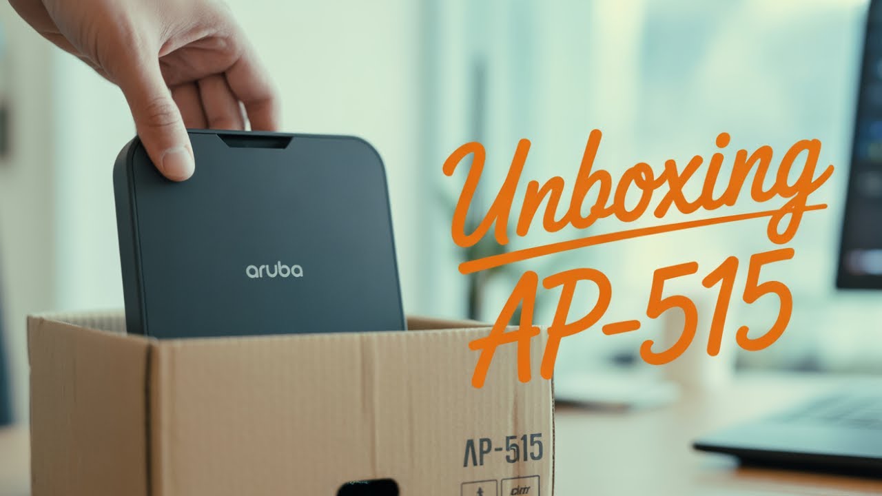 Unboxing Aruba AP-515 (RW) Unified AP, 802.11ax (Wi-Fi 6)