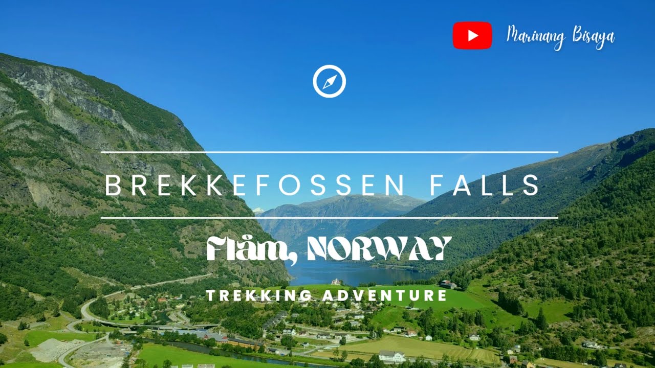Trekking to Brekkefossen Falls, Flåm NORWAY| Cruise Ship Crew Life Onboard #adventures #fredolsen