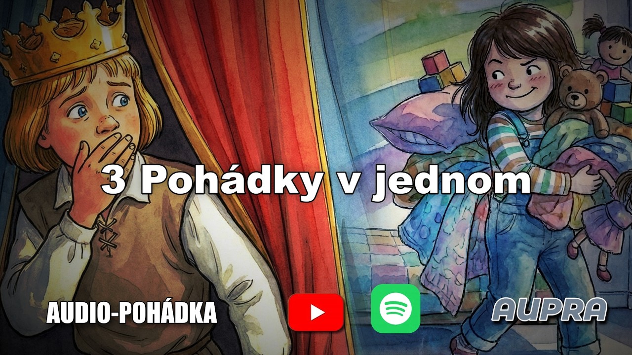 Klidné pohádky k usínání 🌙 | 3v1 - Tři pohádky na dobrou noc