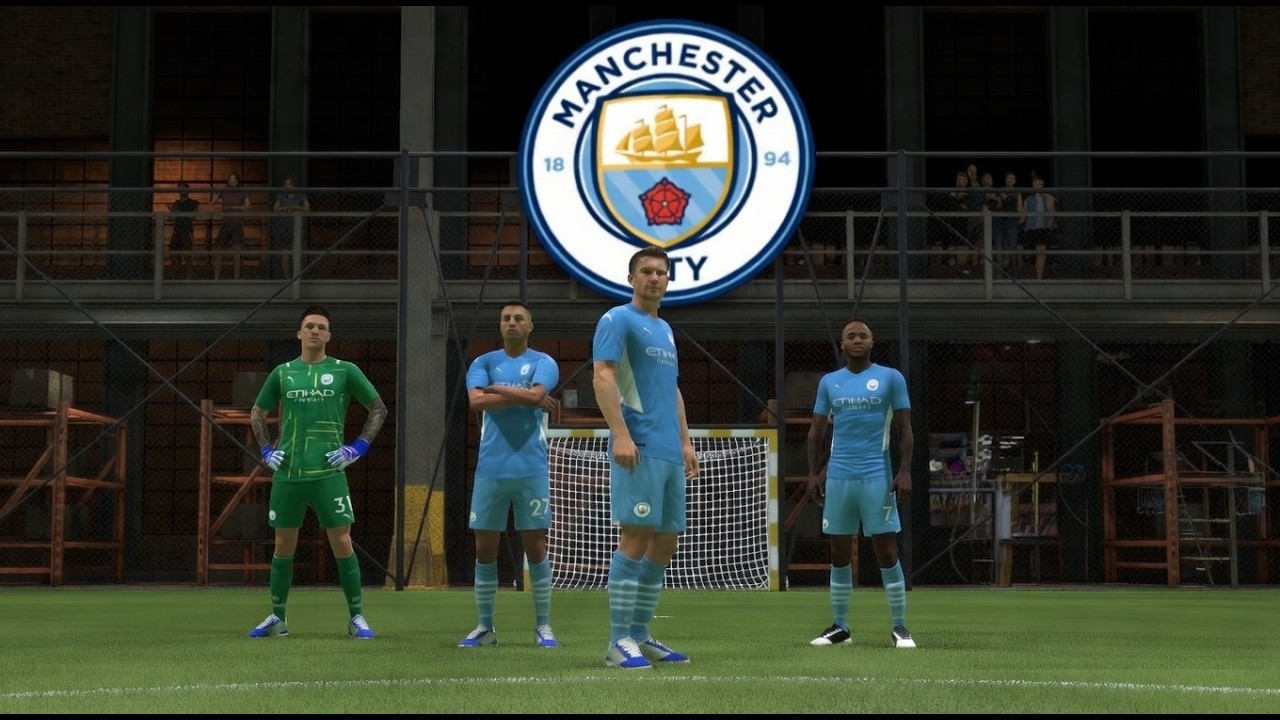 EA FIFA 22 VOLTA Gameplay 🔥 Manchester United vs Manchester City | Warehouse Arena Derby.