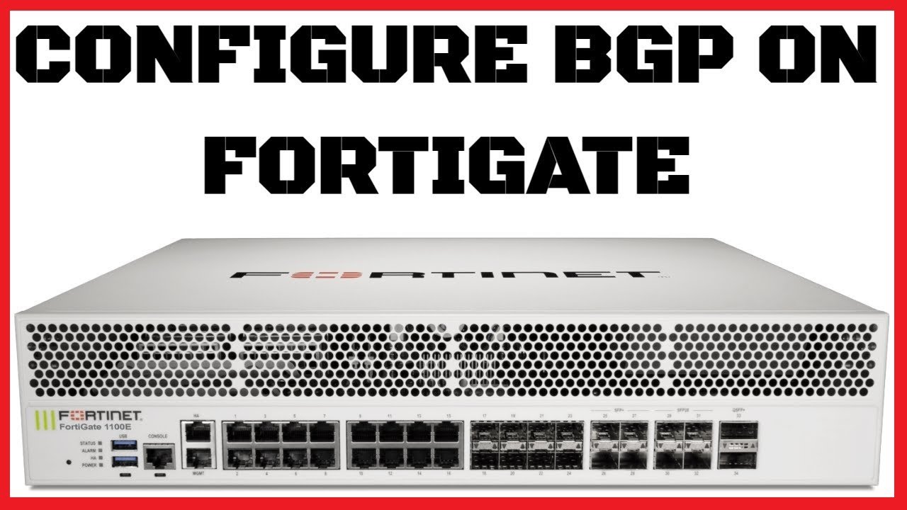 How to Configure BGP on Fortigate