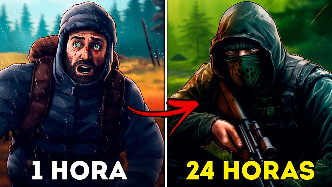 SOBREVIVI 24 HORAS NO NOVO MAPA DO DAYZ