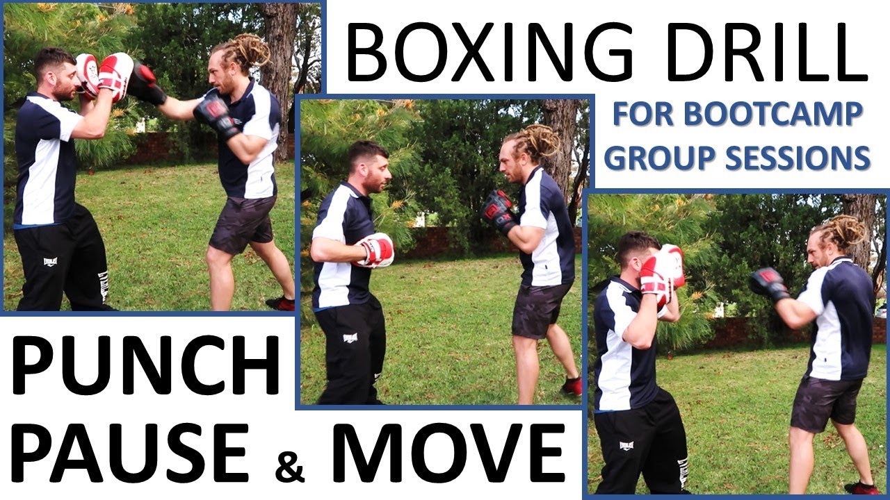 NEW Boxing Drill: Punch, Pause and Move | FITNESS EDUCATION ONLINE