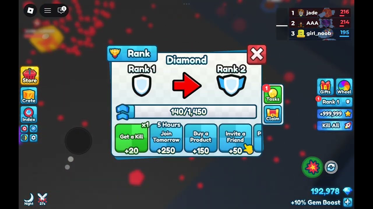 Tank game speed glitch with 12 firerate