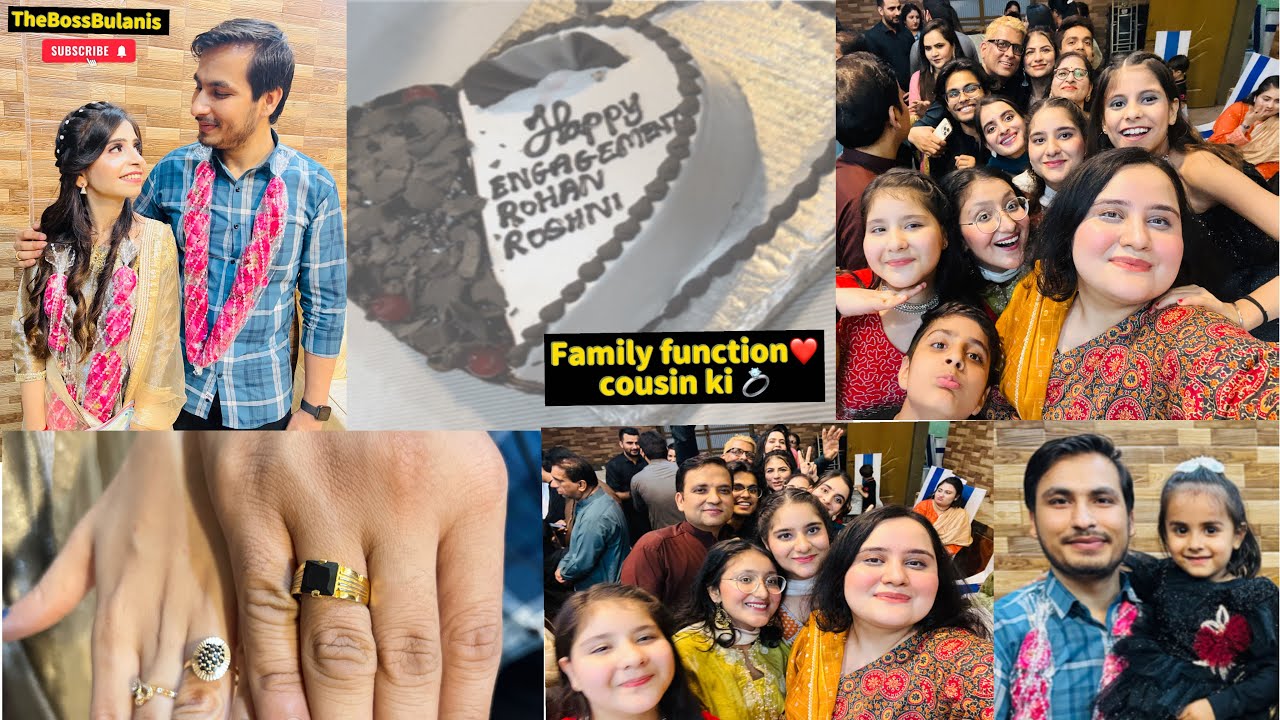 Family Function❤️|Hamare Cousin Ki Ring Cermony💍~THE BOSS BULANIS