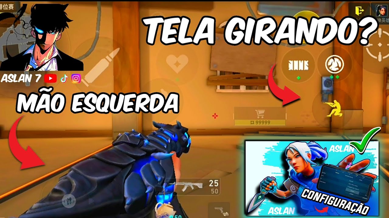 Valorant Mobile: Como Configurar ! Corrigir Tela Bugada e Ficar Muito Mais Rápido! | RADIANTE