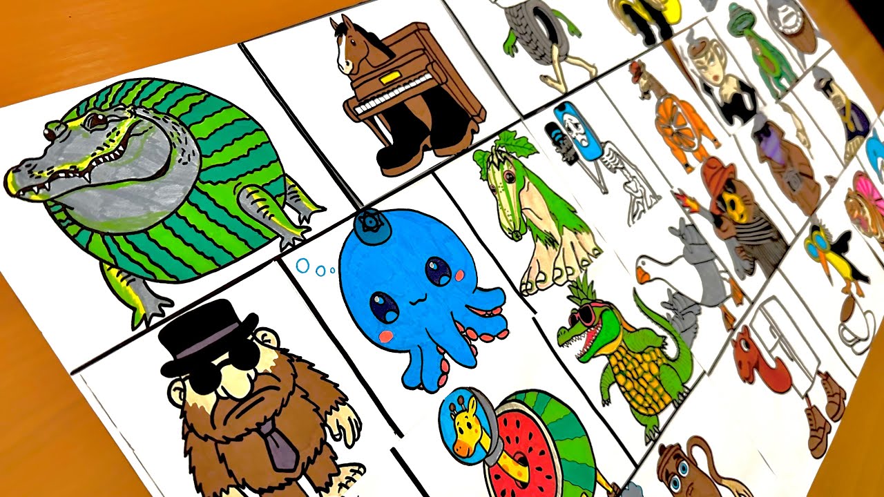 Drawing TOP 40 ITALIAN BRAIN ANIMALS!