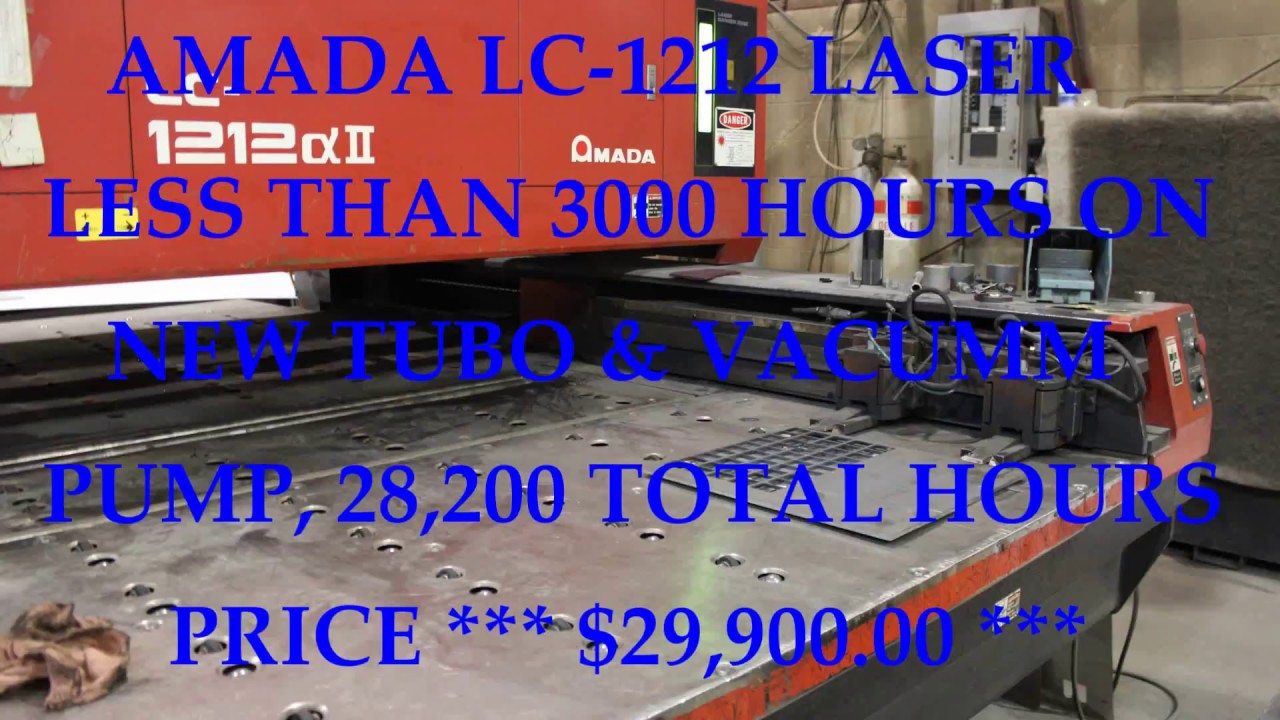 AMADA LC-1212 LASER LOW HOURS