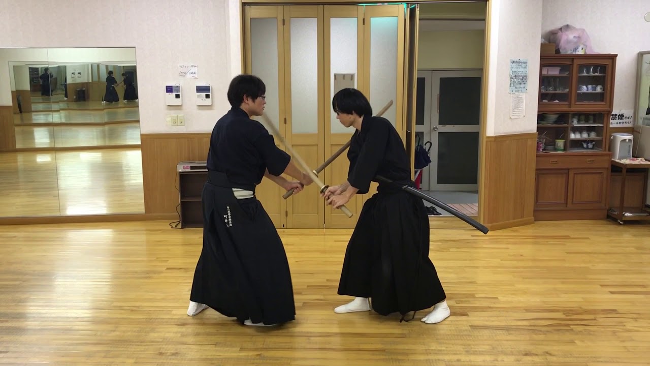 ガチの剣術　本当に当たる間合いで殺すつもりで打ち込んでいます