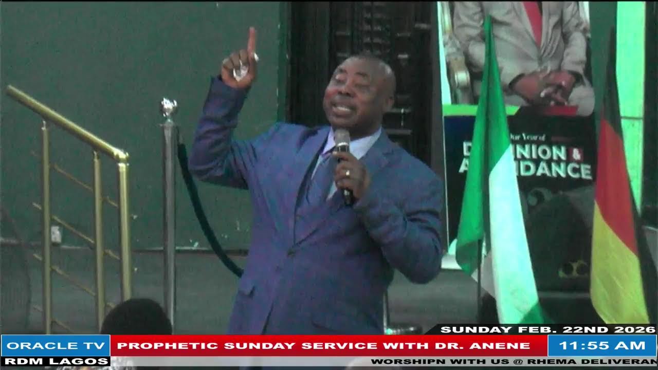 PROPHETIC SUNDAY SERVICE  WITH DR. ANENE