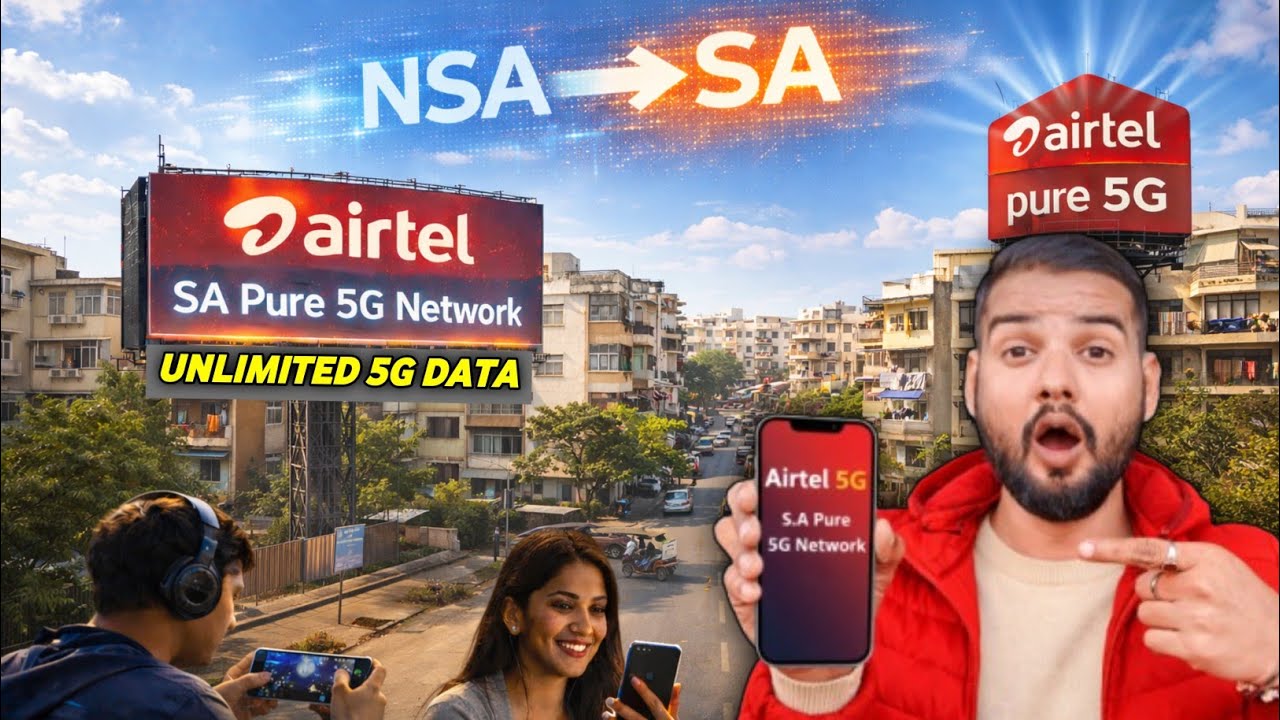 Airtel True 5G Upgrade 🔥 NSA se Pure 5G SA! Faster Speed & Zero Lag Explained
