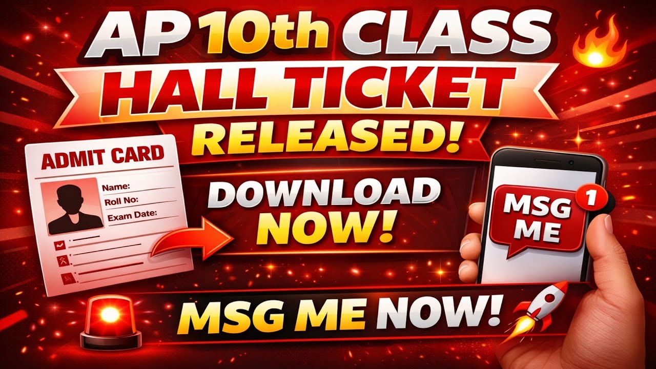 🚨How to Download AP SSC2026Hall Ticket📥Step-by-Step Process!FM NAWAB ACADEMY #ap10thclass#hallticket