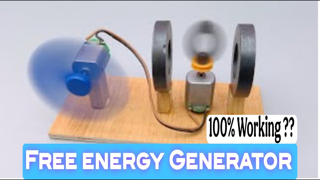 How To Make Free Energy Generator With Magnet And DC Motor | Simple Tips