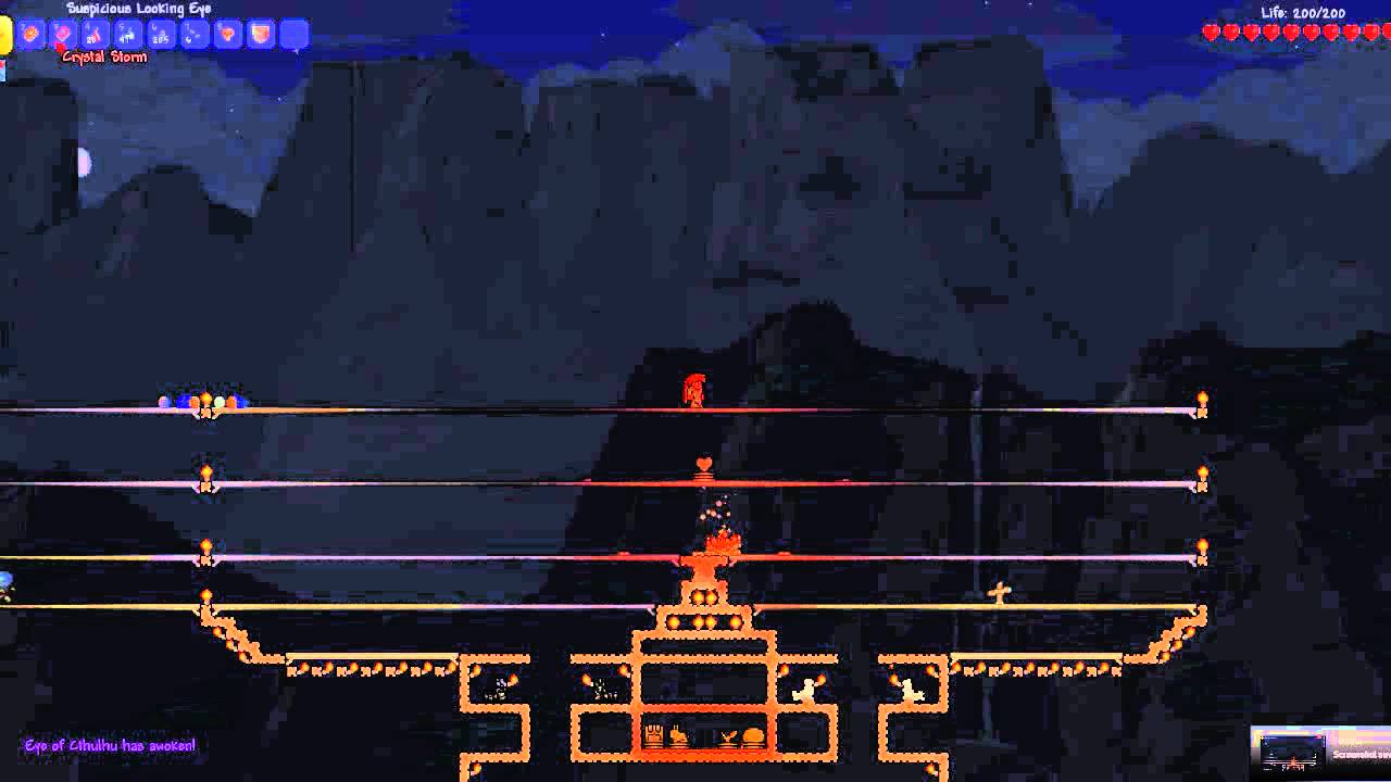 =Terraria= Crystal Storm VS Golden Shower
