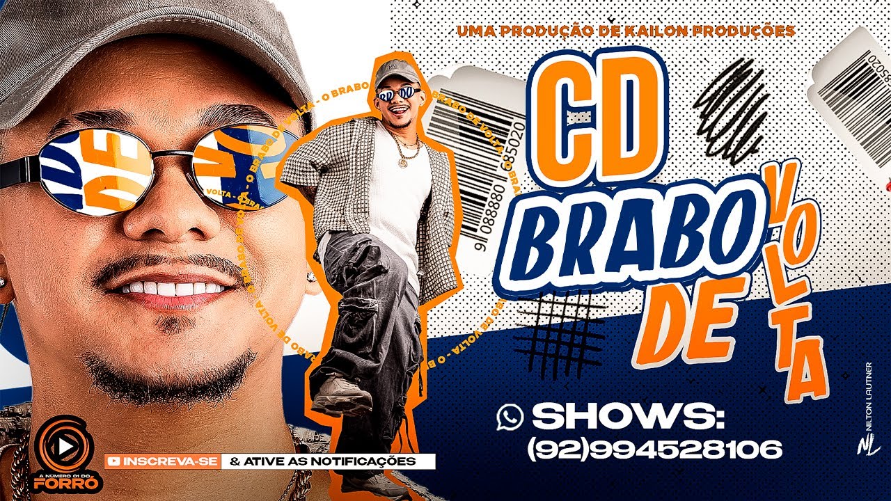 MAURO LIMA CD O BRABO DE VOLTA 2K25 ( A Nº01 DO FORRÓ)