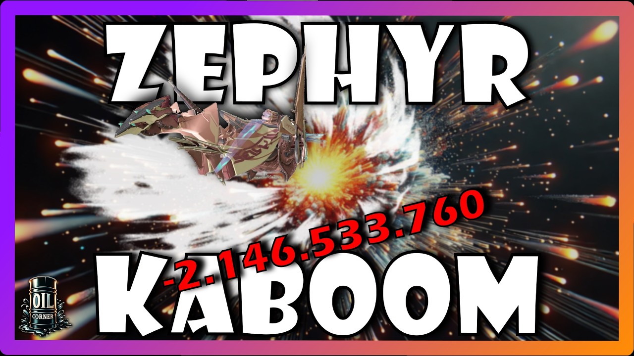 EASIEST Levelcap With Zephyr (Build) - [Warframe]