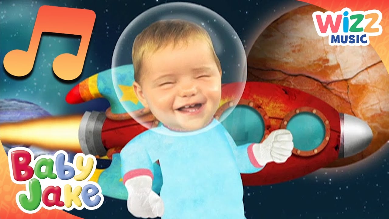 Dancing in Space | Songs for Kids | Baby Jake | Wizz Music